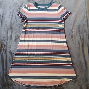 Striped T-Shirt Dress